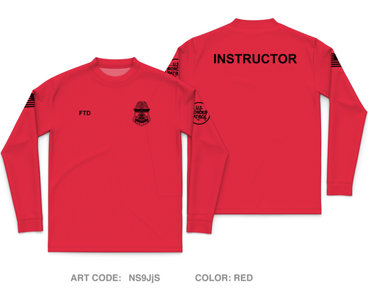 USBP FTD Core Men's LS Performance Tee - NS9JjS