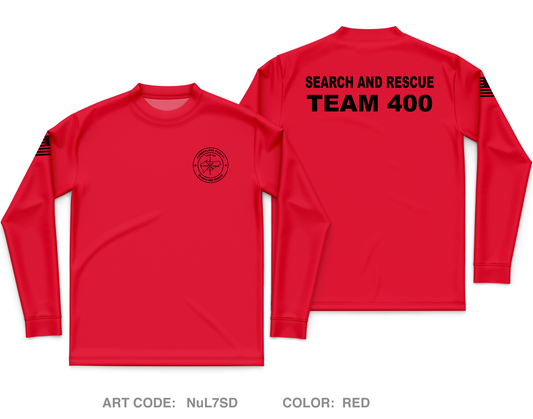 CUMBERLAND COUNTY SEARCH AND RESCUE Core Men's LS Performance Tee - NuL7SD
