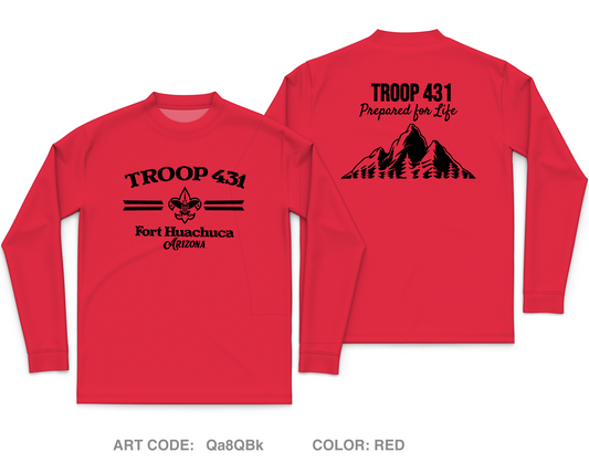 Troop 431 Core Men's LS Performance Tee - Qa8QBk