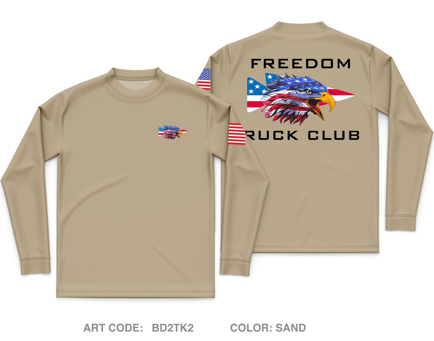 Freedom Ruck Club Core Men's LS Performance Tee - BD2TK2