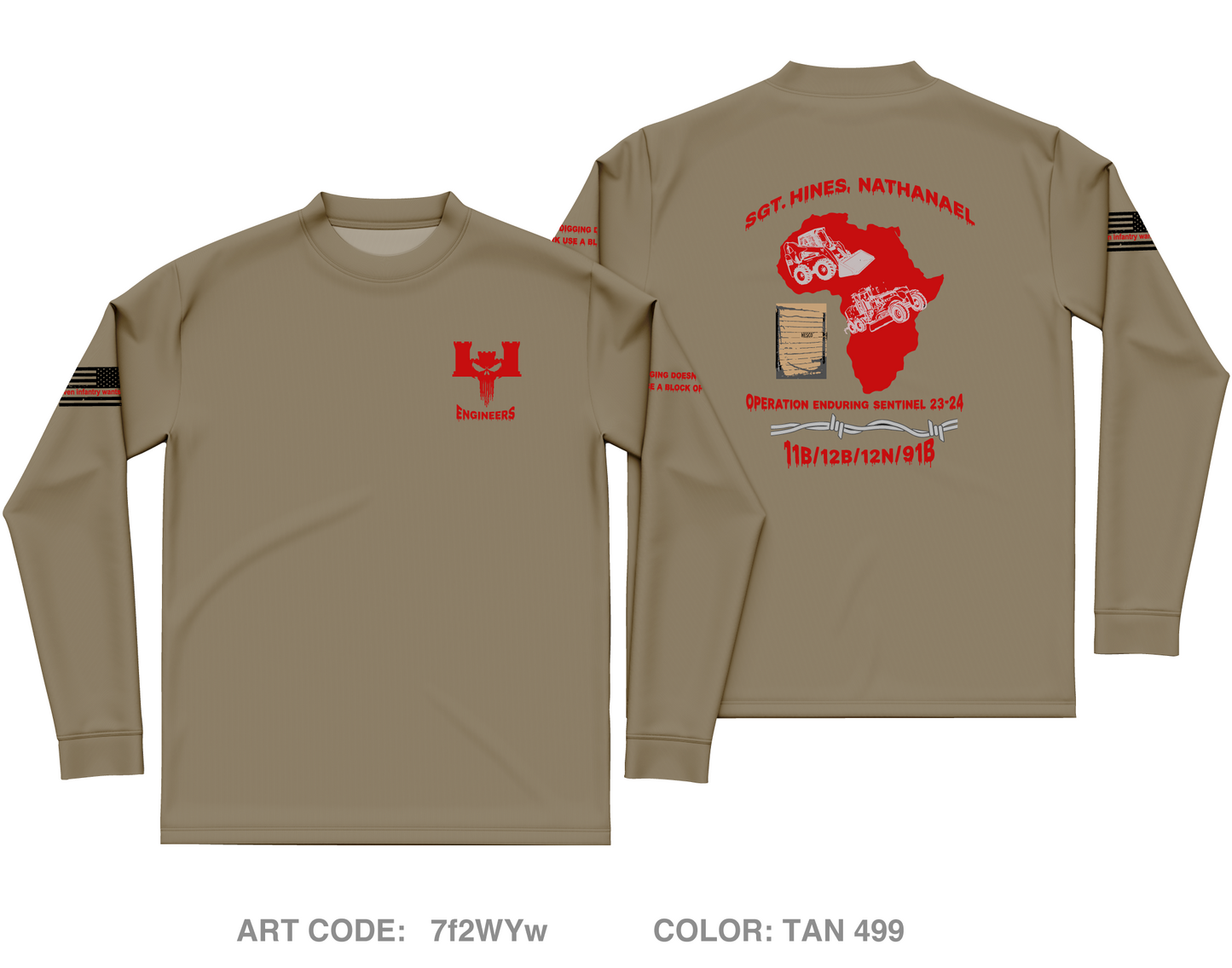 TF-Bataan Battle Core Men's LS Performance Tee - 7f2WYw