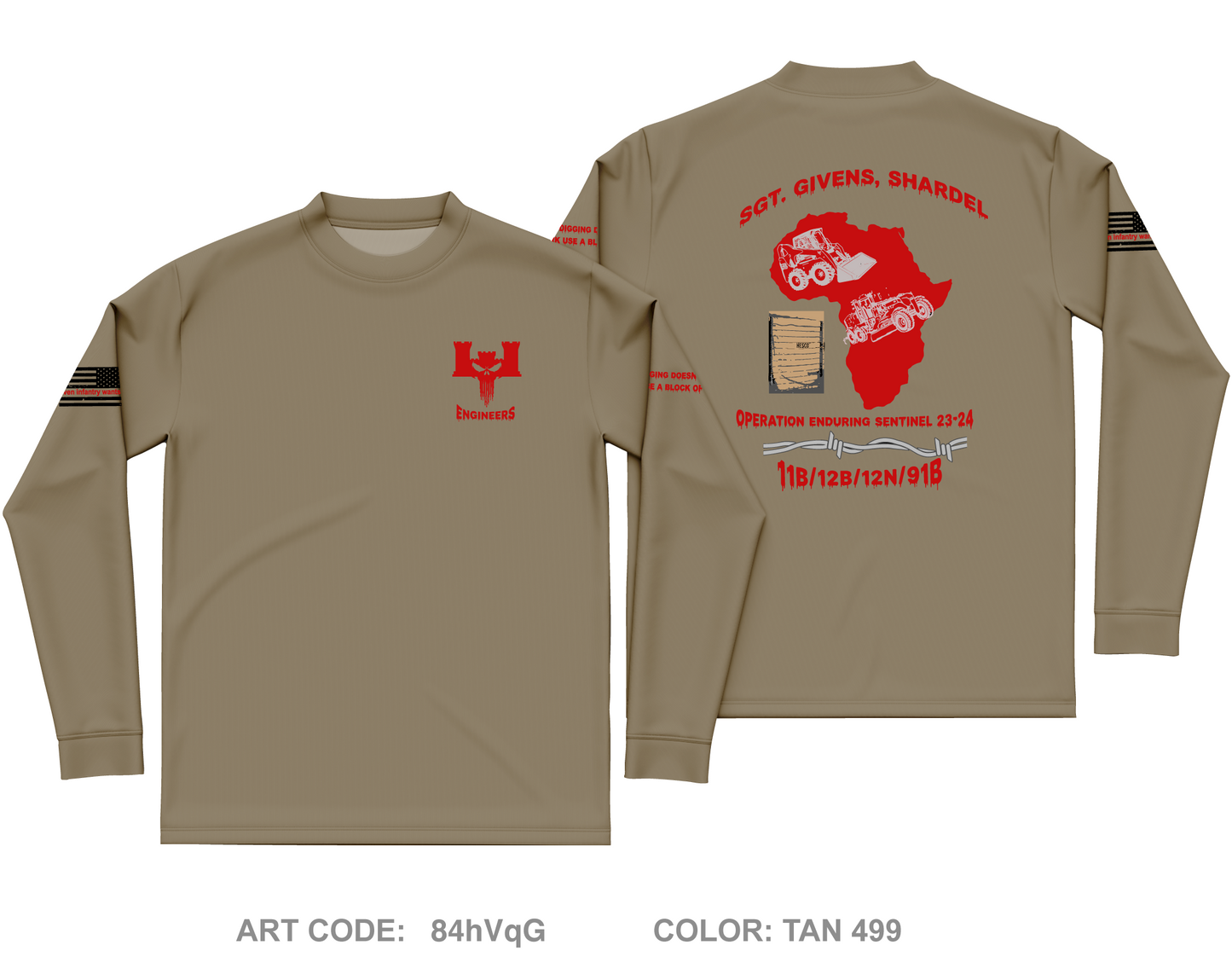 TF-Bataan Battle Core Men's LS Performance Tee - 84hVqG