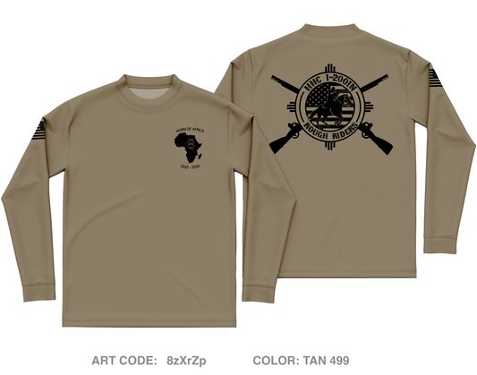 HHC, 1-200 Infantry Core Men's LS Performance Tee - 8zXrZp