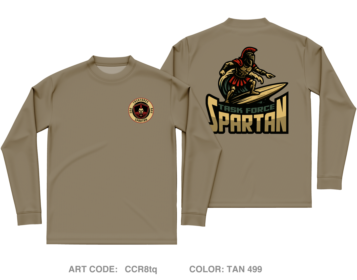 TF Spartan Main Store Core Men's LS Performance Tee - CCR8tq