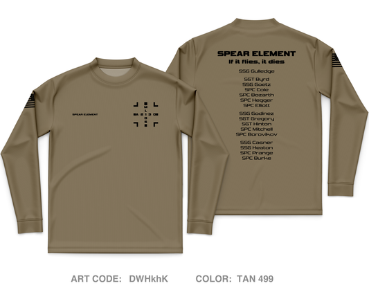 A Co 2-130 IN Core Men's LS Performance Tee - DWHkhK