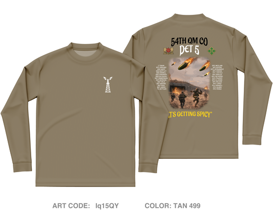 54th QM CO DET 5 Core Men's LS Performance Tee - Iq15QY