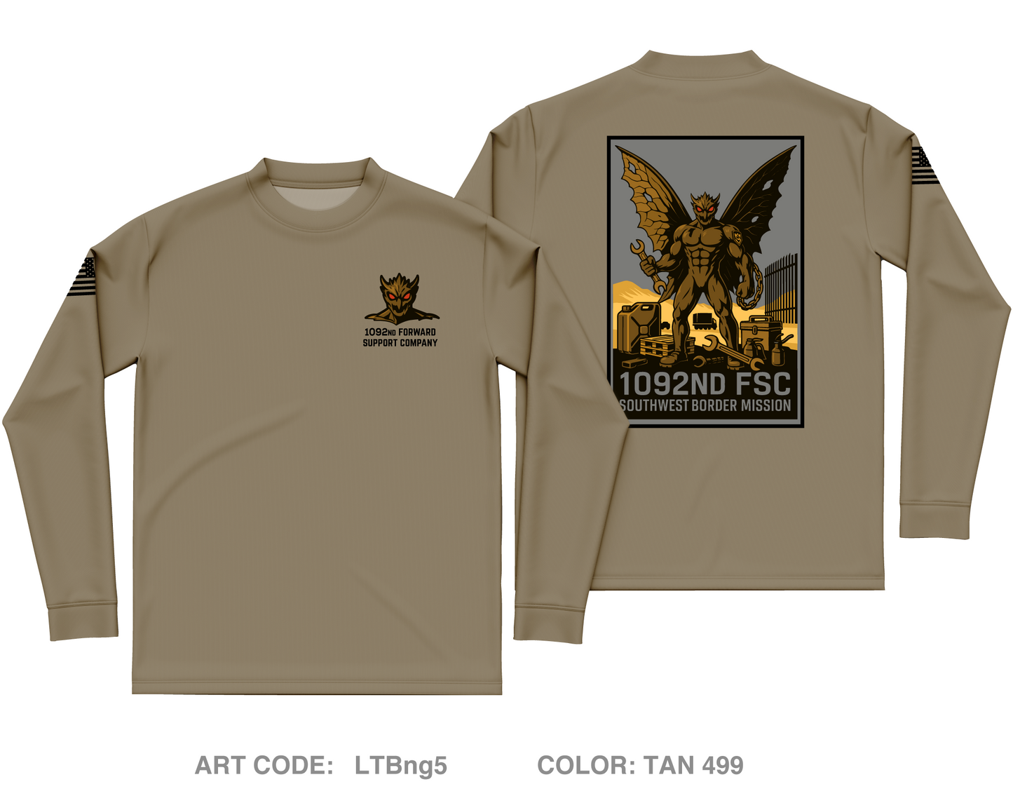 1092 FSC Fundraising Collection Core Men's LS Performance Tee - LTBng5