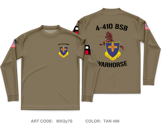 Warhorse 4-410 Core Men's LS Performance Tee - MXQy7S