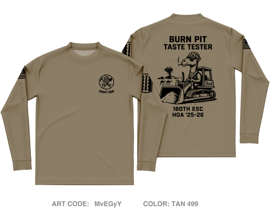 180th ESC Store 2 Core Men's LS Performance Tee - MvEGyY