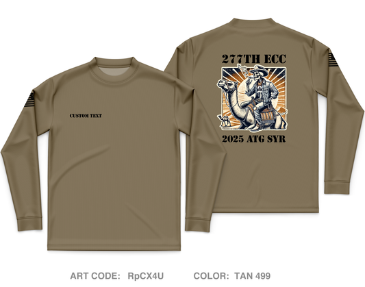 2nd Platoon 277th ECC Core Men's LS Performance Tee - RpCX4U