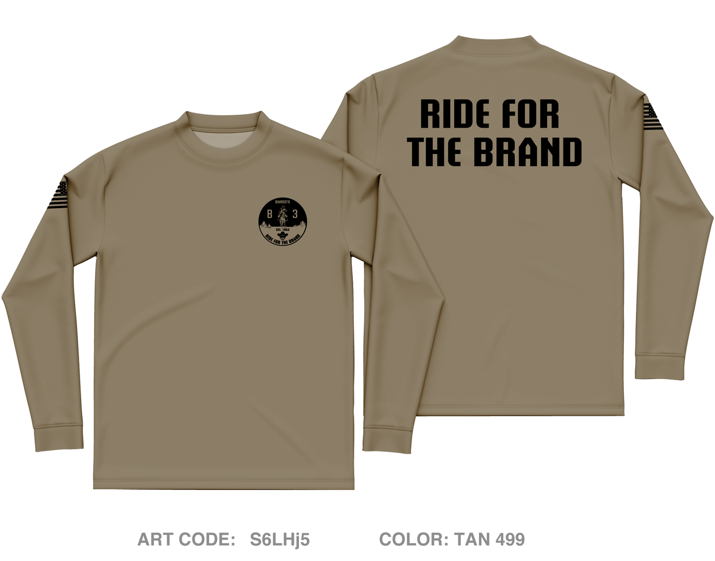 USCC B3 Fundraising Collection Core Men's LS Performance Tee - S6LHj5