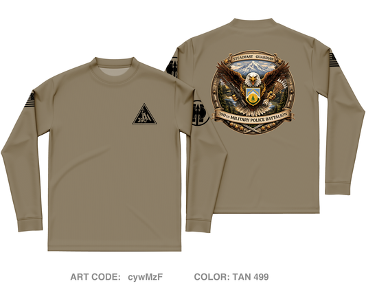 390th MP BN HHD Core Men's LS Performance Tee - cywMzF