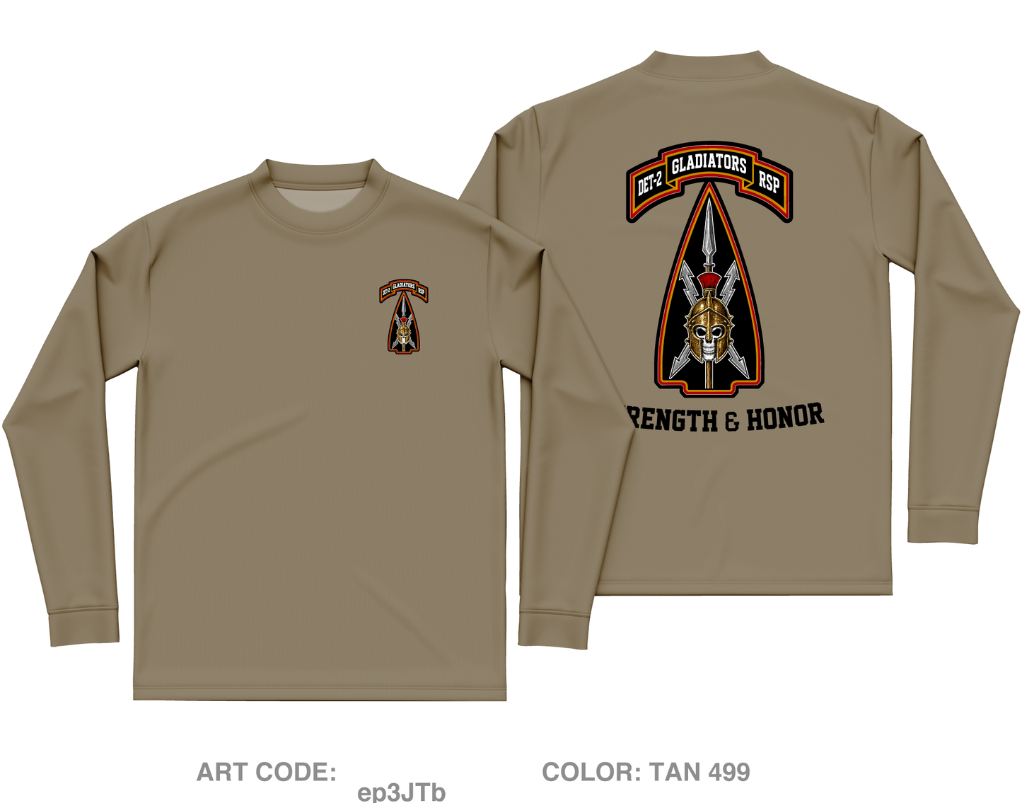 DET-2, RSP Core Men's LS Performance Tee - ep3JTb