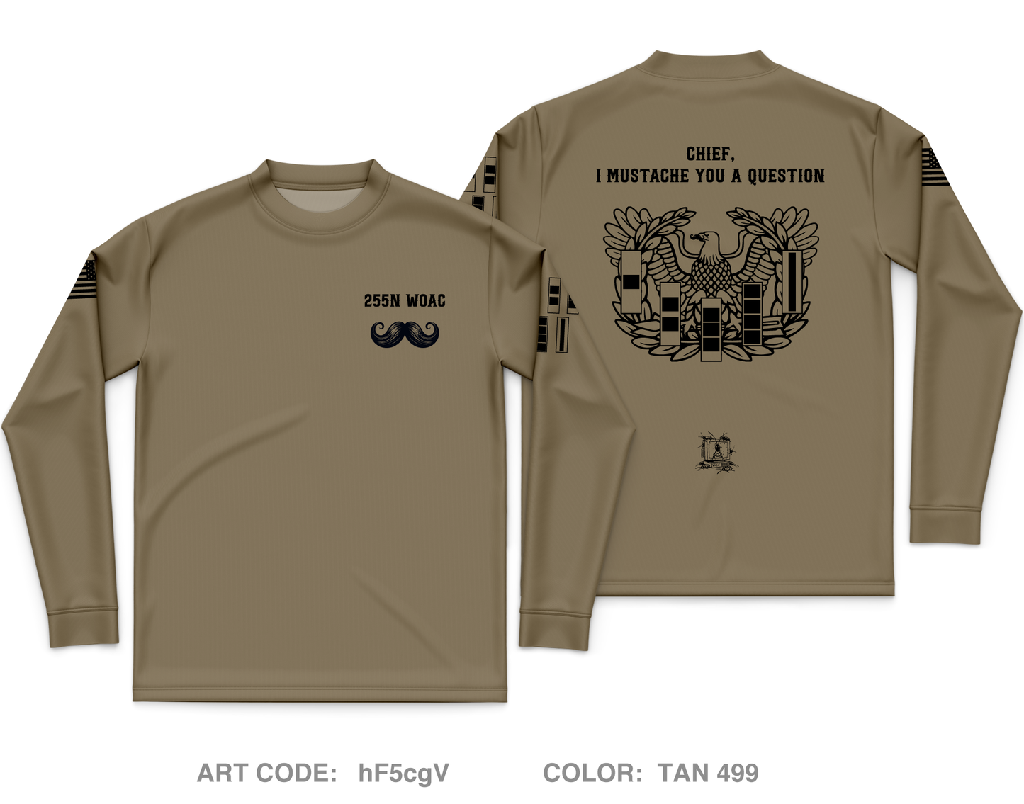 WOAC 255N Core Men's LS Performance Tee - hF5cgV