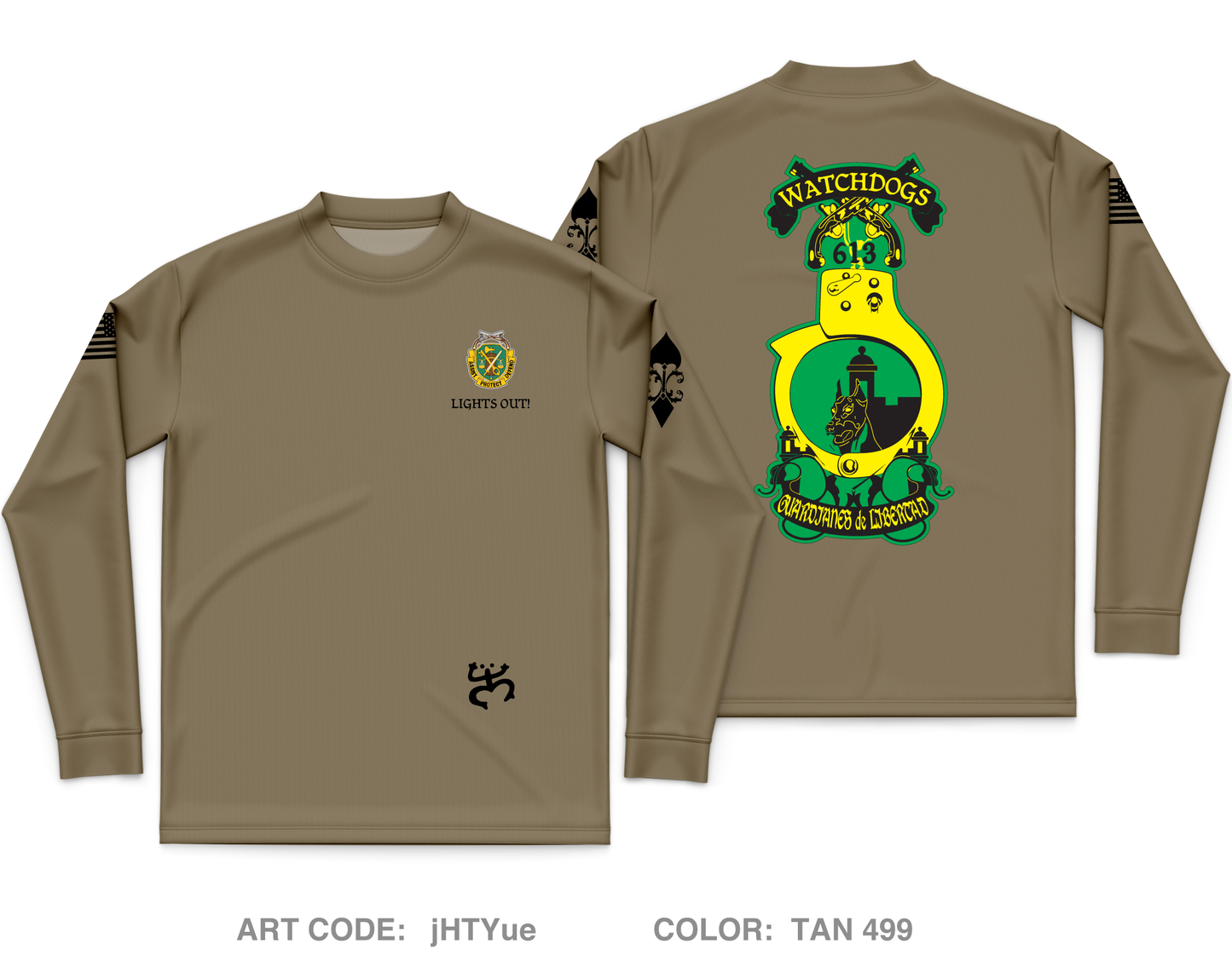 613th Military Police Core Men's LS Performance Tee - jHTYue