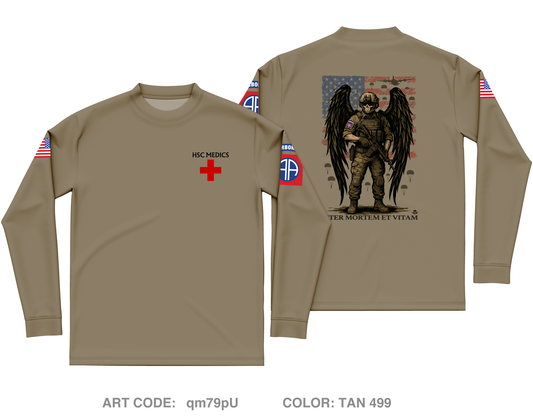 HSC 122 Medics Core Men's LS Performance Tee - qm79pU