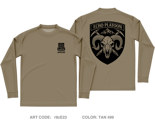 Echo Platoon Core Men's LS Performance Tee - r9cE23