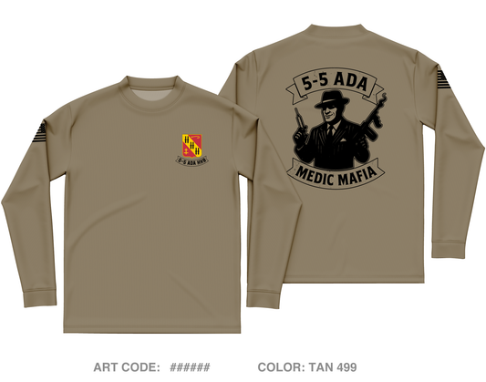 5-5 ADA MEDICS Core Men's LS Performance Tee - sPvmkm