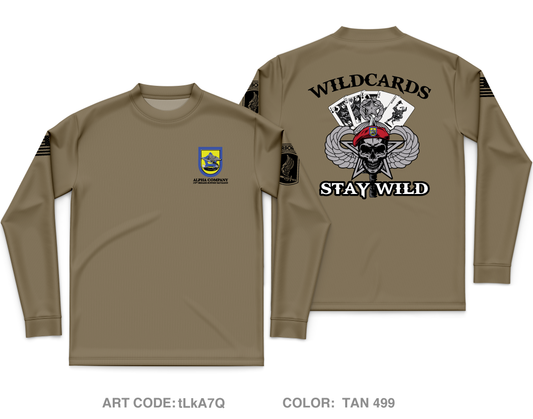 Alpha Company 173RD BSB, 173RD IBCT (A) Core Men's LS Performance Tee - tLkA7Q
