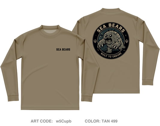 Sea Bears Core Men's LS Performance Tee - w5Cupb