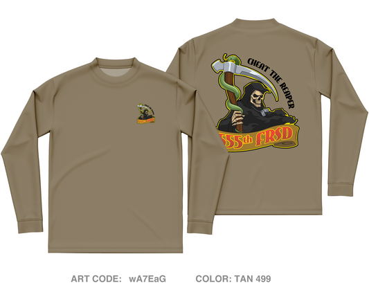 555th FRSD Core Men's LS Performance Tee - wA7EaG
