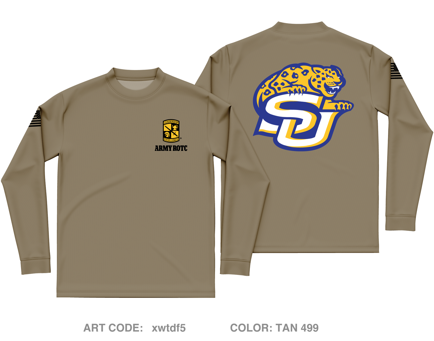 SOU ROTC Core Men's LS Performance Tee - xwtdf5