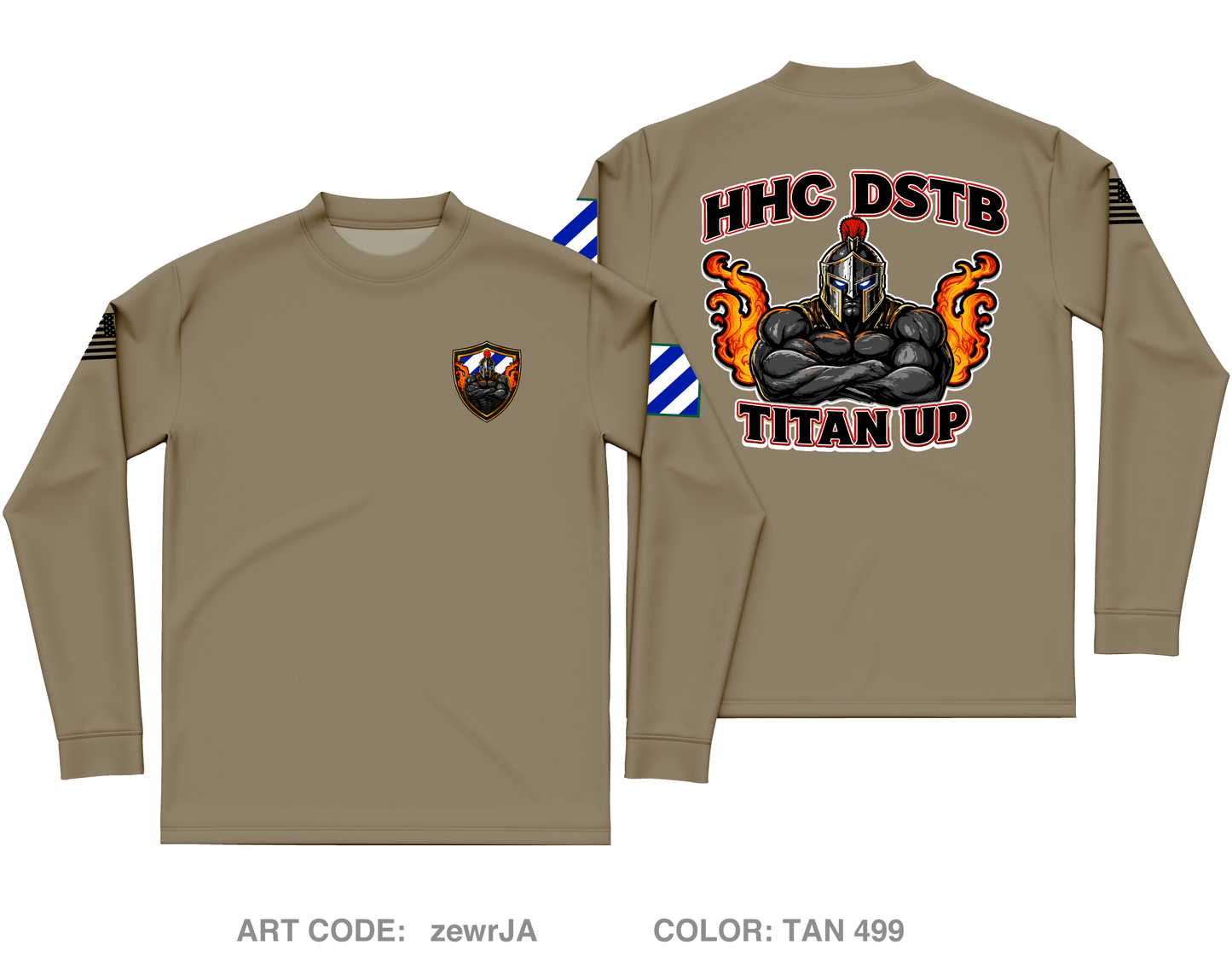 HHC, DSTB, 3DSB Core Men's LS Performance Tee - zewrJA