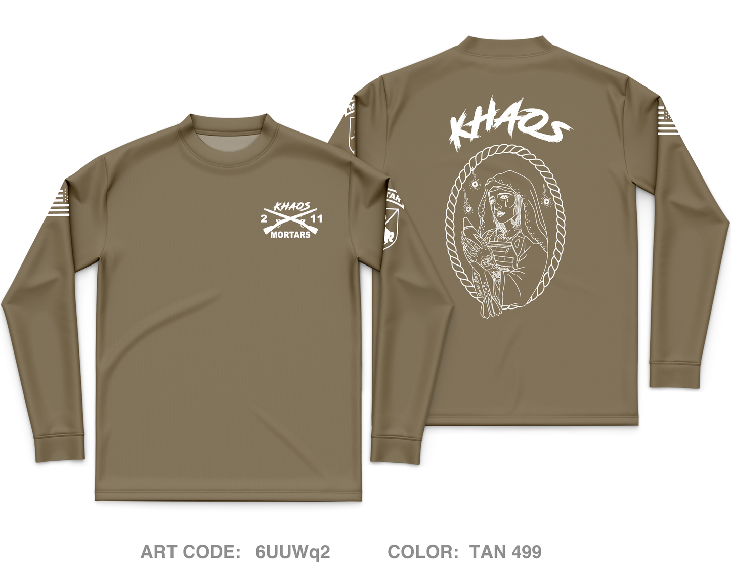 HHT 2|11 MORTARS Core Men's LS Performance Tee - 6UUWq2