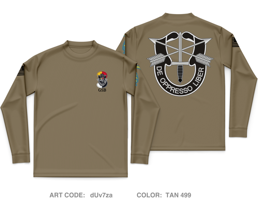 Group Support Battalion, 3D SFG(A) Core Men's LS Performance Tee - dUv7za