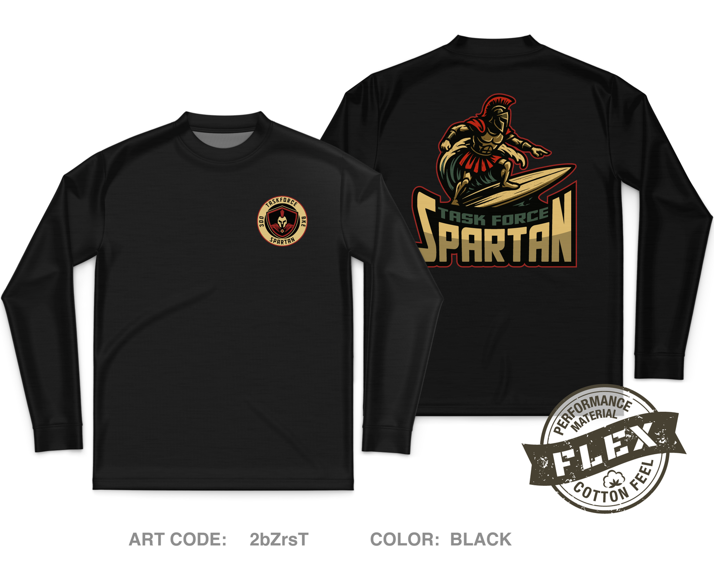 TF Spartan Main Store Core Men's LS Flex Performance Tee - 2bZrsT