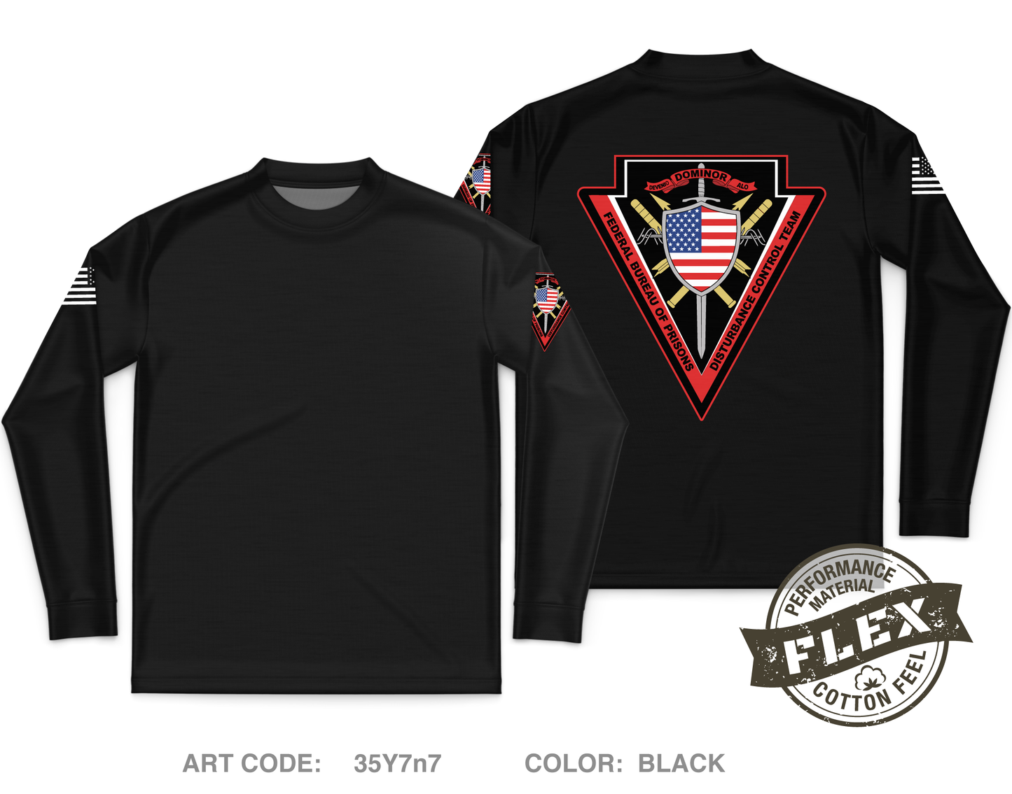 DCT Core Men's LS Flex Performance Tee - 35Y7n7