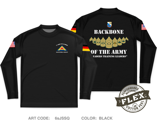 7th Amy NCO Academy Core Men's LS Flex Performance Tee - 6sJSSQ