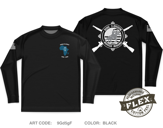 HHC, 1-200 Infantry Core Men's LS Flex Performance Tee - 9Gd5gF