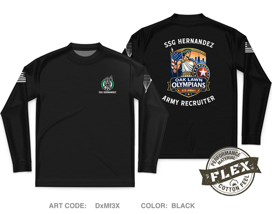 Chicago Recruiting Core Men's LS Flex Performance Tee - DxMf3X