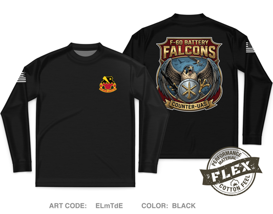 F-60th Core Men's LS Flex Performance Tee - ELmTdE