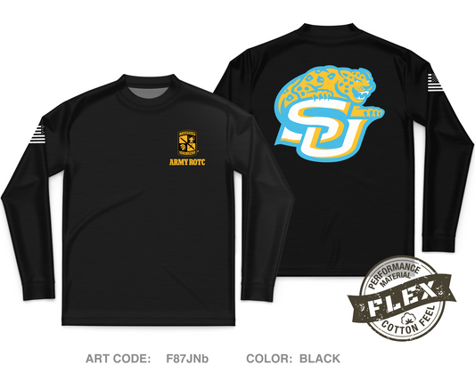 SOU ROTC Core Men's LS Flex Performance Tee - F87JNb