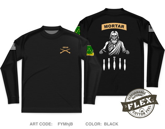 HHC MORTARS 4-70 AR Core Men's LS Flex Performance Tee - FYMhjB