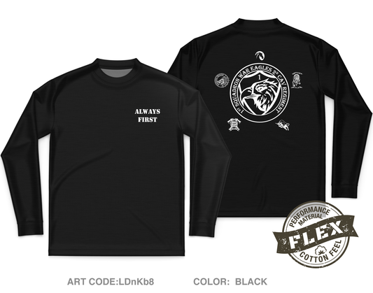 1st Squadron, 2d Cavalry Regiment Fundraising Collection Core Men's LS Flex Performance Tee - LDnKb8