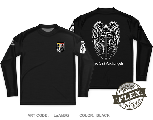A Co, GSB, 3SFG(A) Core Men's LS Flex Performance Tee - LgAhBQ