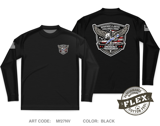 Office of Emergency Preparedness Core Men's LS Flex Performance Tee - Mf27NV