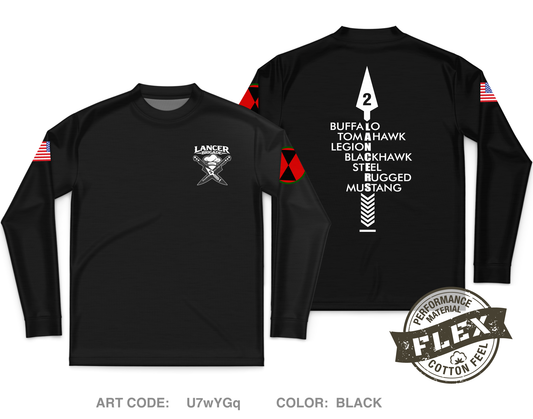 Lancer BDE Core Men's LS Flex Performance Tee - U7wYGq