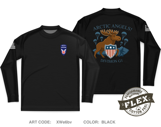 11TH ABD G1 Core Men's LS Flex Performance Tee - XWe6bv