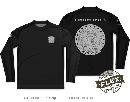 14G Instructors Core Men's LS Flex Performance Tee - hRuNjG