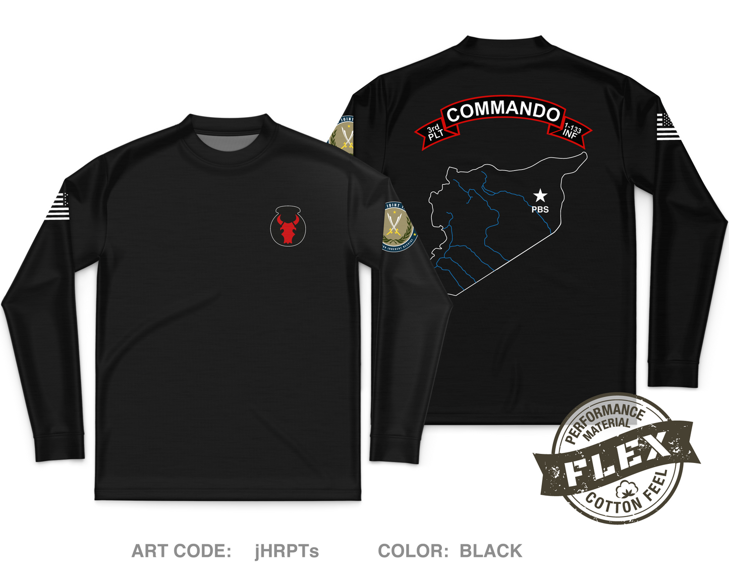 1-133 CCO Core Men's LS Flex Performance Tee - jHRPTs