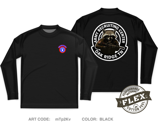 Oak Ridge Army Recruiting Center Core Men's LS Flex Performance Tee - mTp2Kv