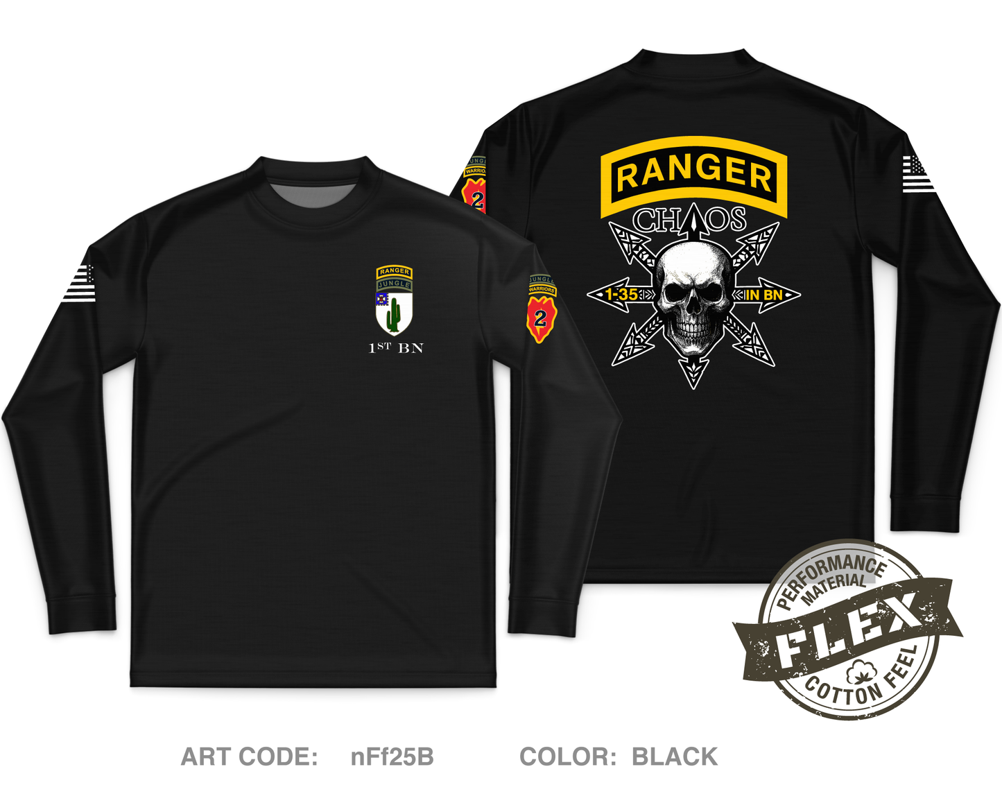 Chaos Core Men's LS Flex Performance Tee - nFf25B