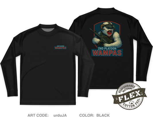 2nd PLT Wampas 2 Core Men's LS Flex Performance Tee - urduJA