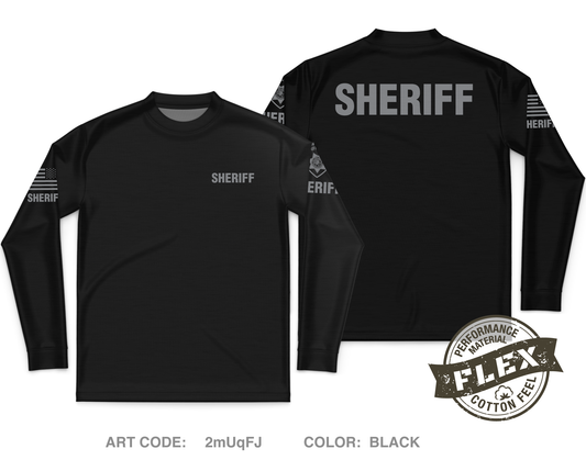 Grant County Sheriff's Office Core Men's LS Flex Performance Tee - 2mUqFJ