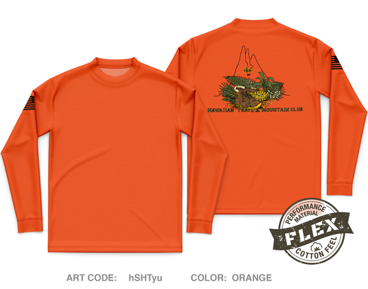 Hawaiian Trail and Mountain Club (HTMC) Core Men's LS Flex Performance Tee - hSHTyu
