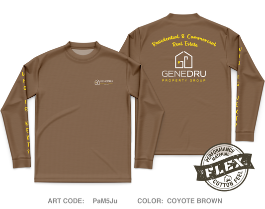Gene Dru Property Group Core Men's LS Flex Performance Tee - PaM5Ju